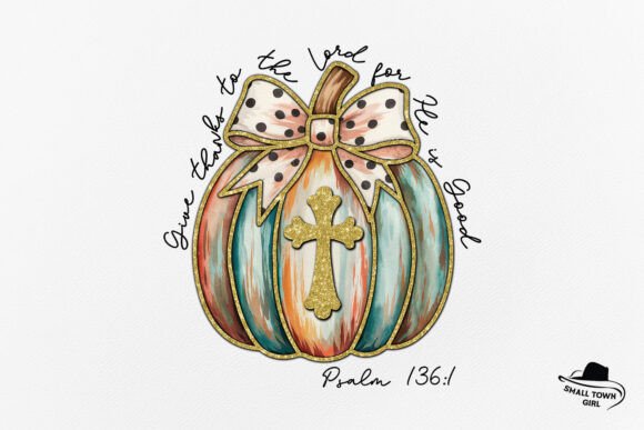 Coquette Fall Bow Pumpkin Faith Cross: A Designer's Seasonal Asset