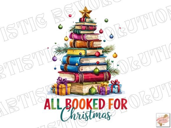 Creative Christmas PNGs: Teacher & Book Lover Designs