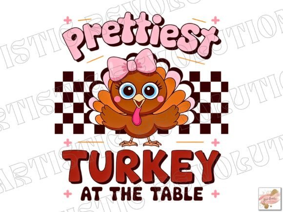 Cute Thanksgiving Png - Girly Turkey Png for Festive Designs