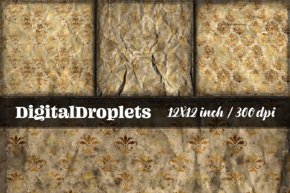 Elevate Your Design with Vintage Damask Scrapbook Vol. 10