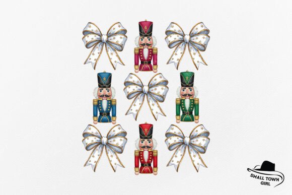 Enchanting Holiday Design with a Coquette Bow Nutcracker