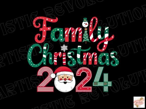 Family Christmas 2024 PNG: Design Your Festive Branding