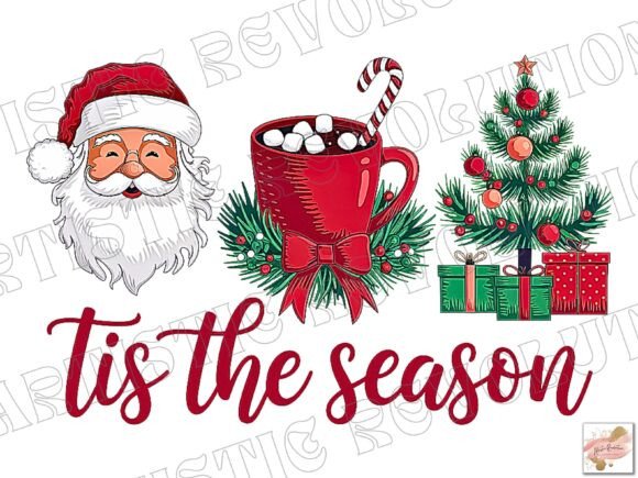 Festive Design Assets: Cute Christmas PNG for Sublimation