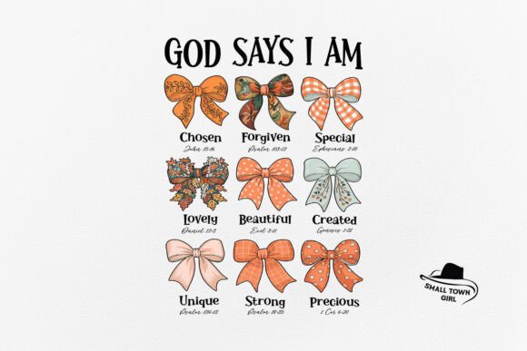 God Says I Am Coquette Bow Fall Png: A Designer's Guide
