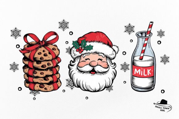 Personalized Christmas Kid Cookie Santa: A Festive Design Asset