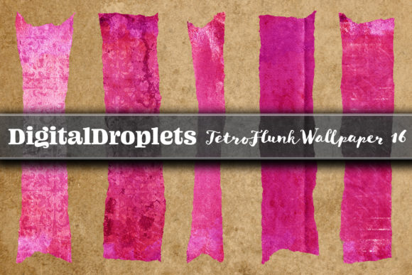 TetroFlunkWallpaper 16: 180 Unique Digital Washi Tapes