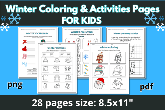 Winter Activities Pages: A Designer's Guide to Festive Visuals